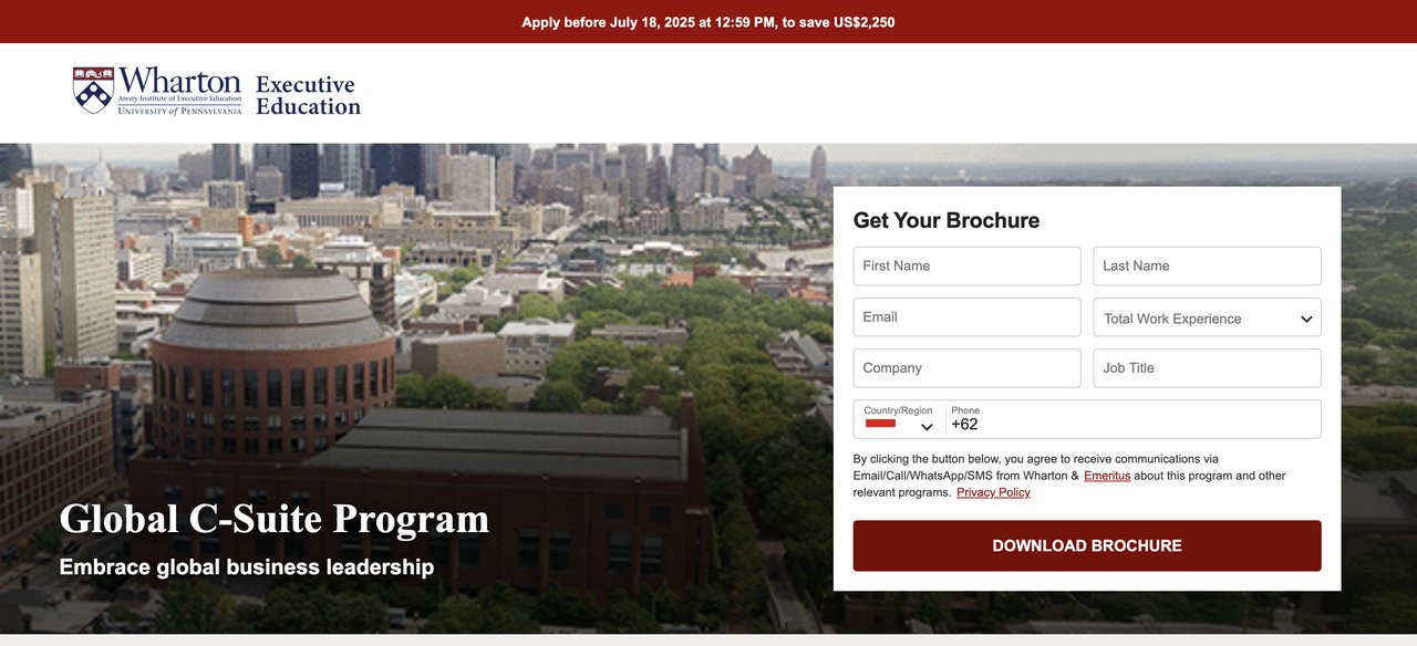 Global C-Suite Program