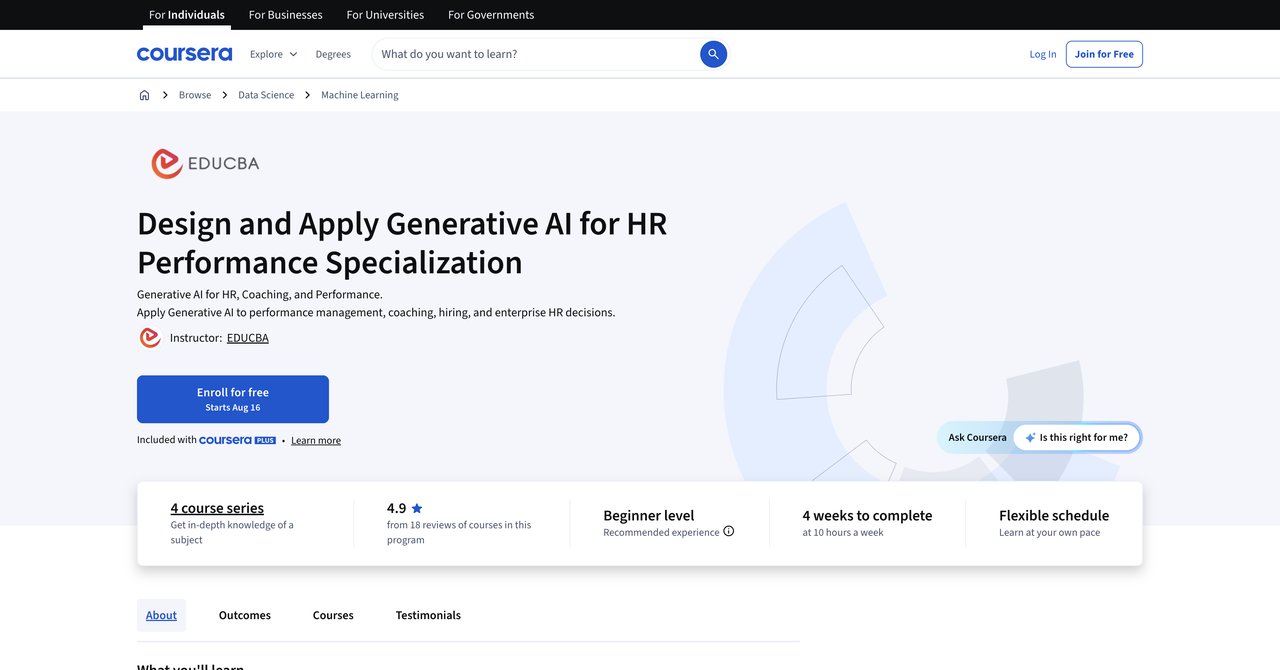 Design and Apply Generative AI for HR Performance