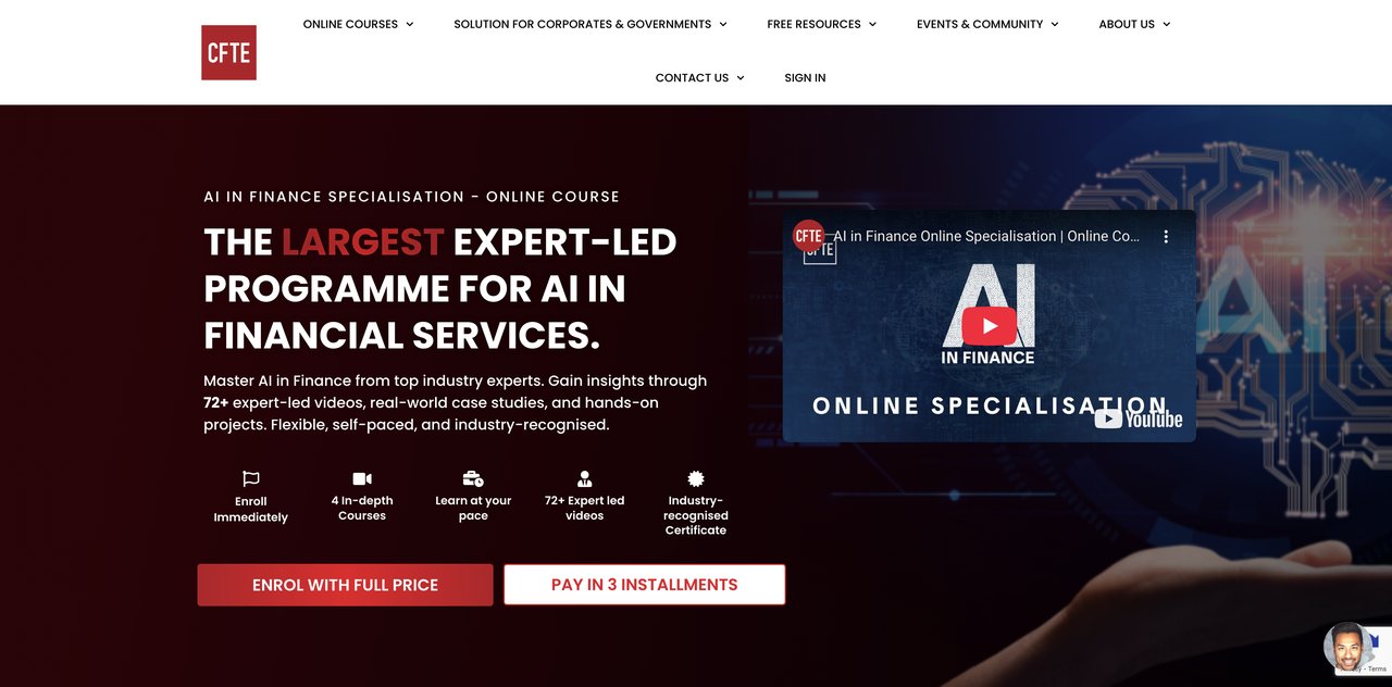 AI in Finance Programme