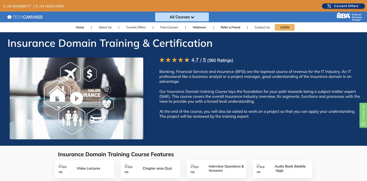 Insurance Domain Training