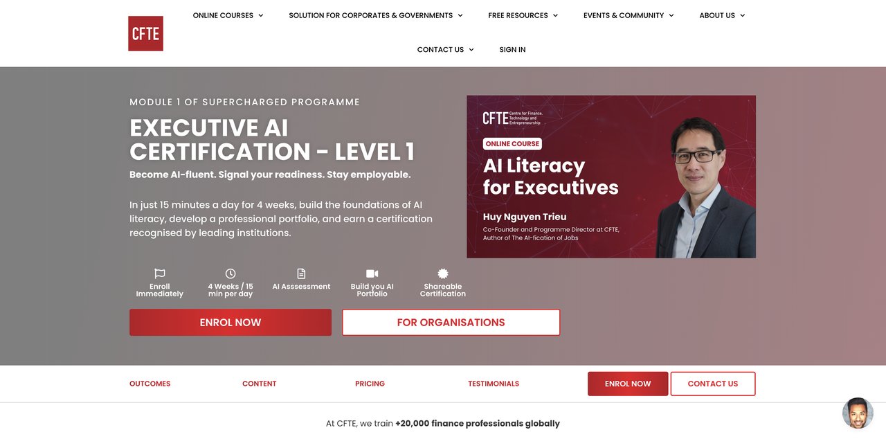 Executive AI Certification