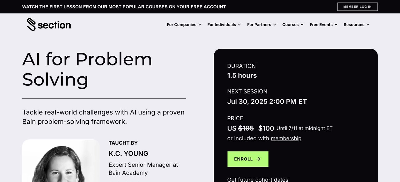 AI for Problem Solving