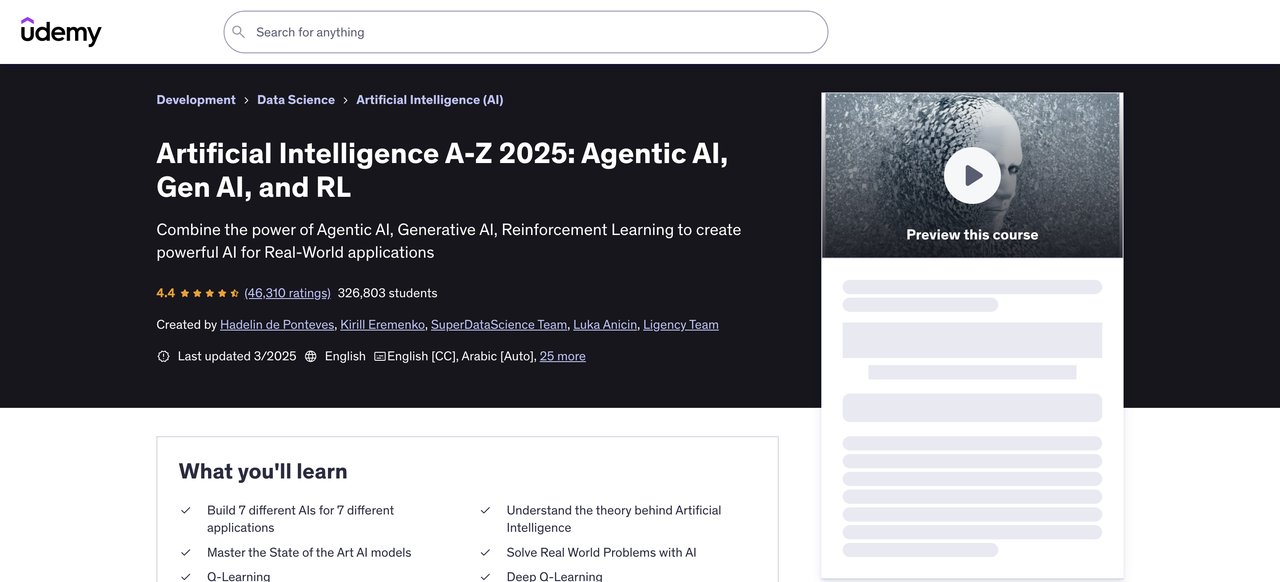 Artificial Intelligence A-Z 2024