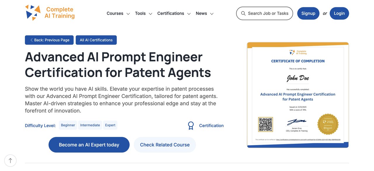 Advanced AI Prompt Engineer Certification