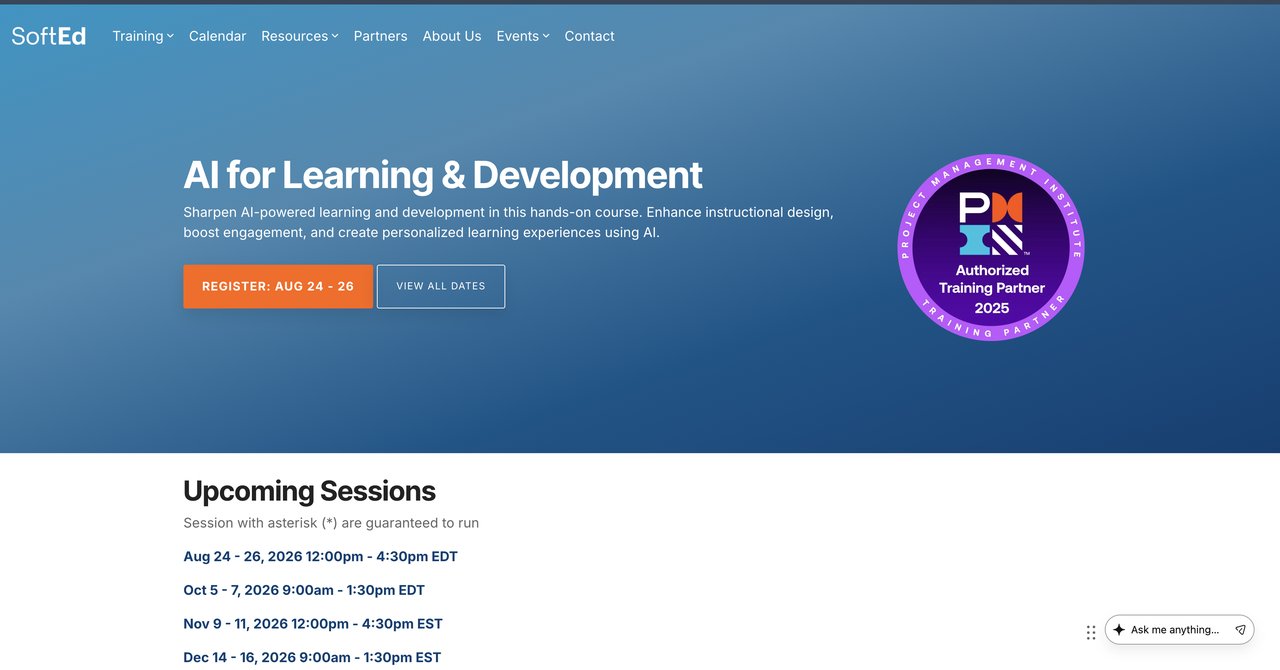 AI for Learning and Development by SoftEd