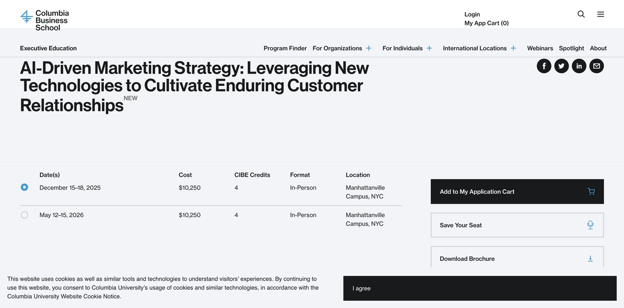 AI-Driven Marketing Strategy Program