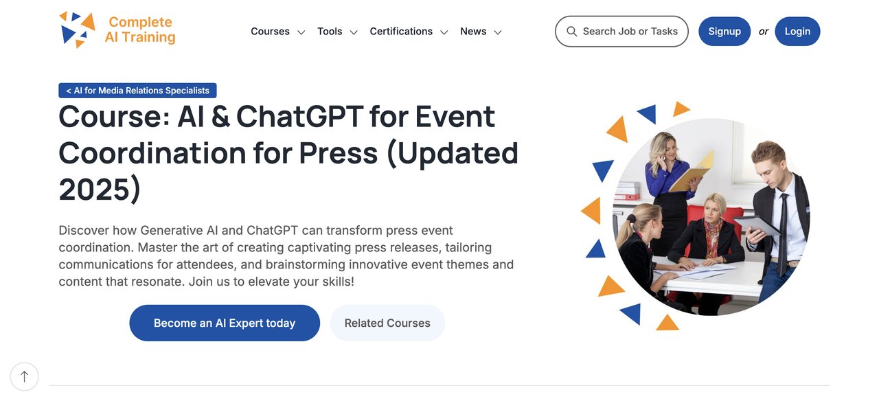 AI & ChatGPT for Event Coordination for Press