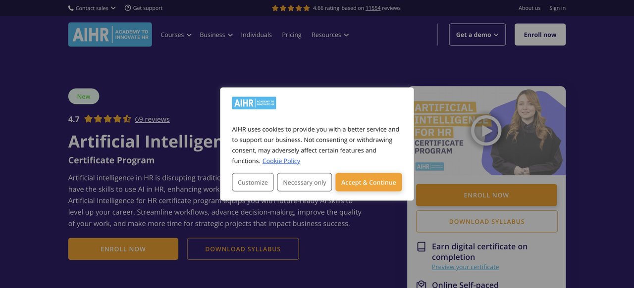 AIHR Certificate Program