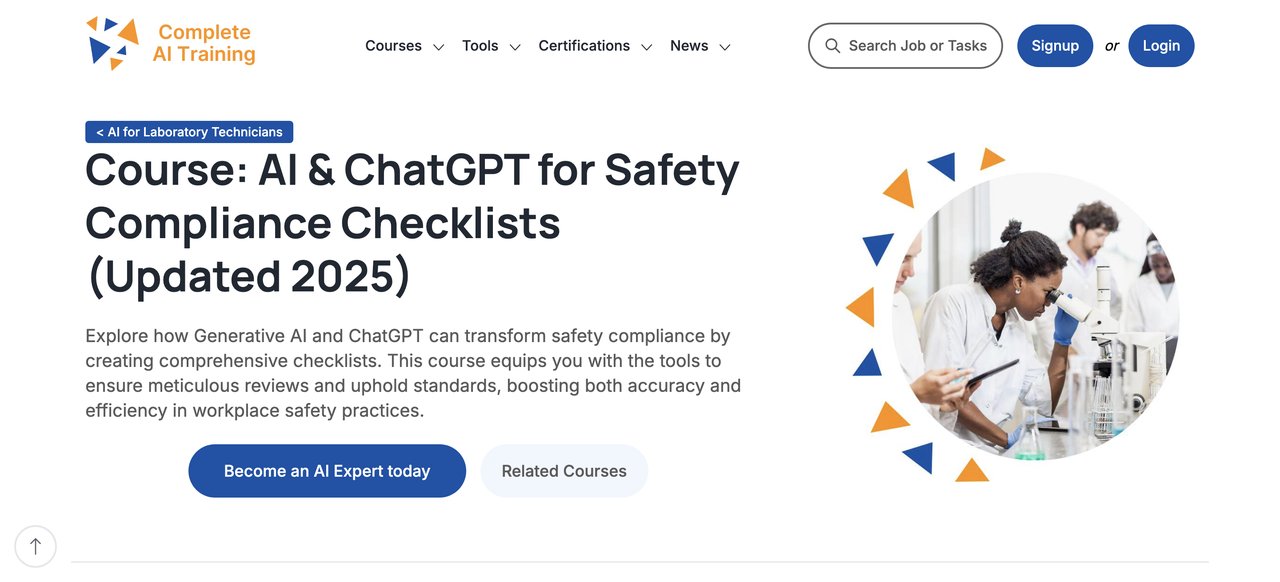 AI & ChatGPT for Safety Compliance Checklists