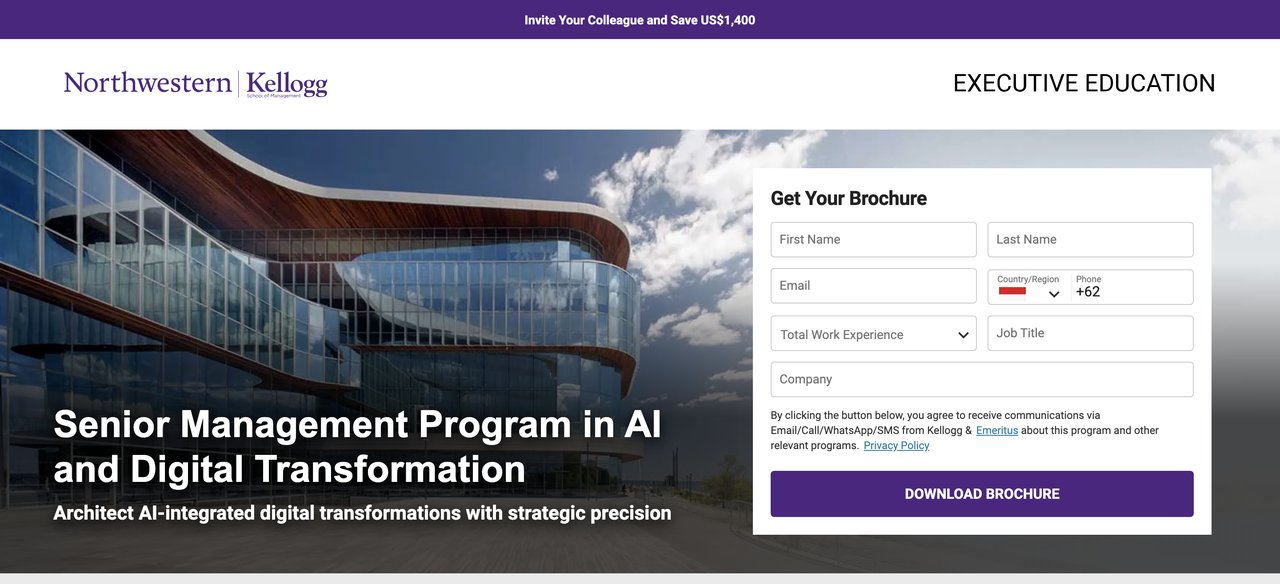 Kellogg AI and Digital Transformation