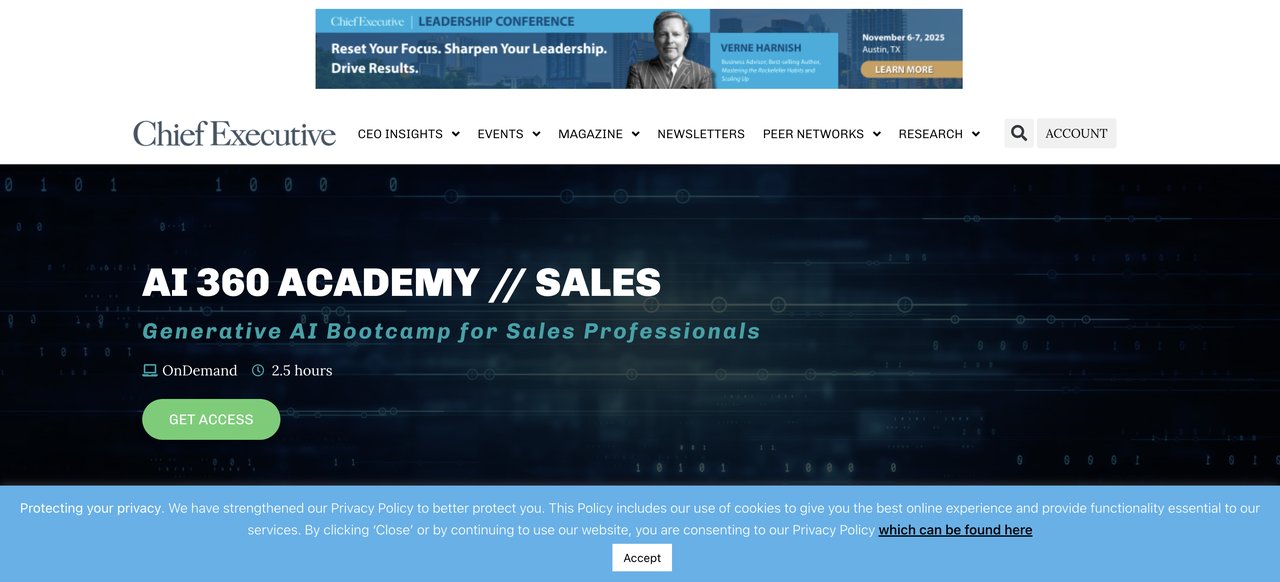 AI 360 Academy: Sales