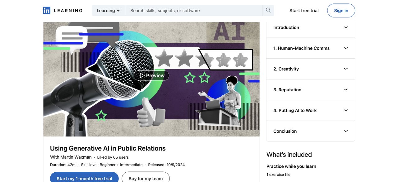 Using Generative AI in Public Relations