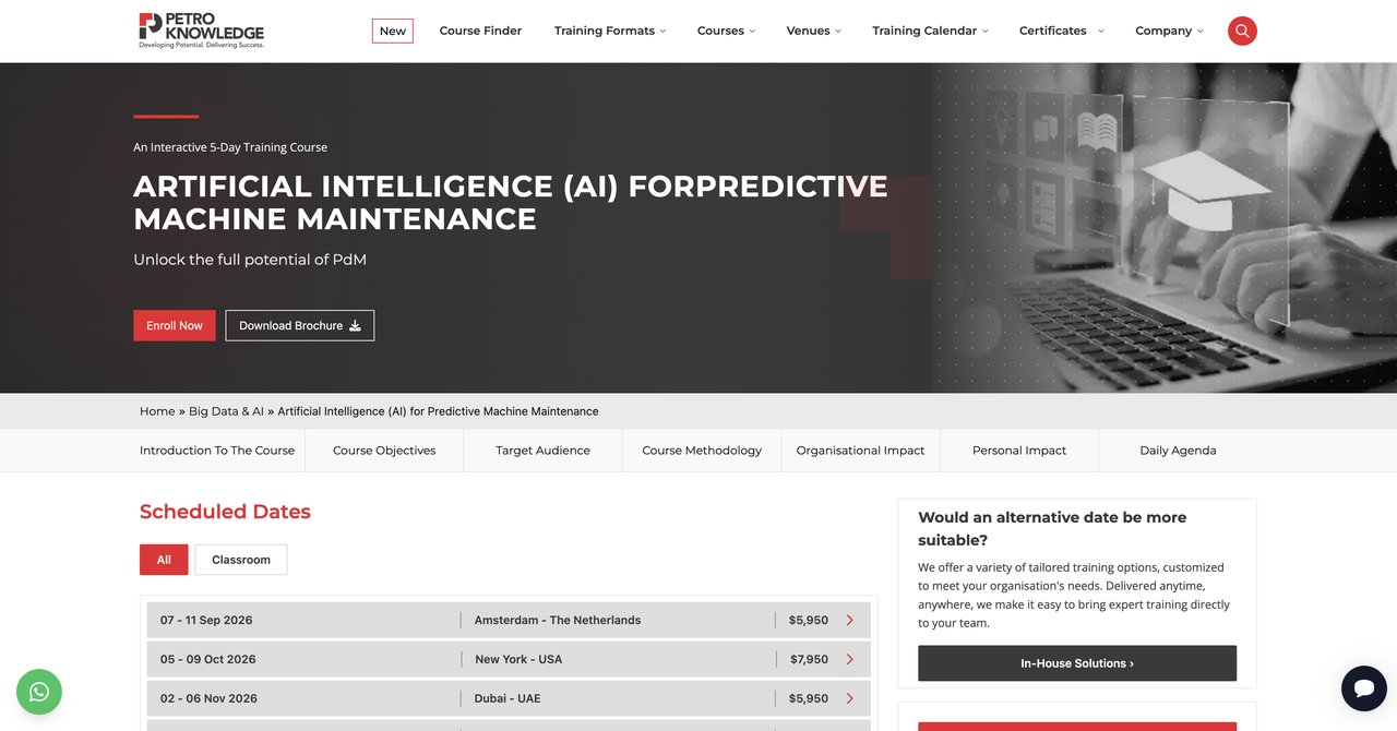 PetroKnowledge Predictive Maintenance Course