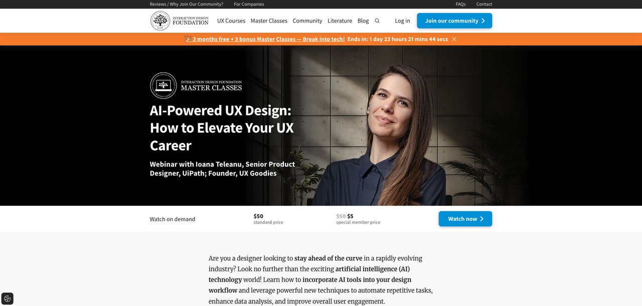 AI-Powered UX Design by Interaction Design Foundation