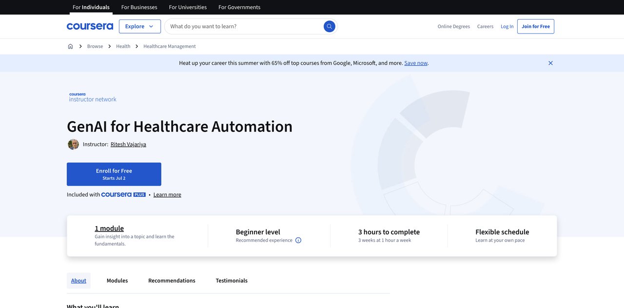 GenAI for Healthcare Automation