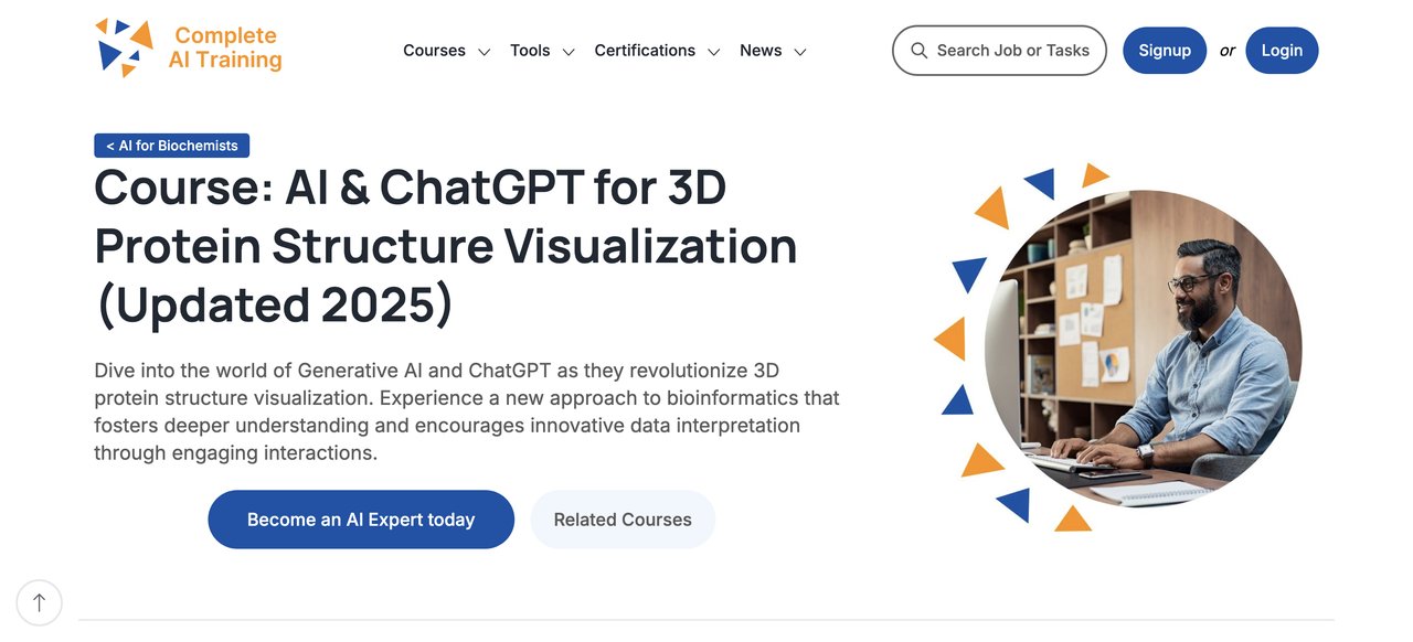 AI & ChatGPT for 3D Protein Structure Visualization