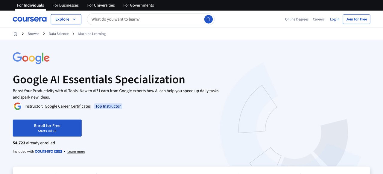 Google AI Essentials