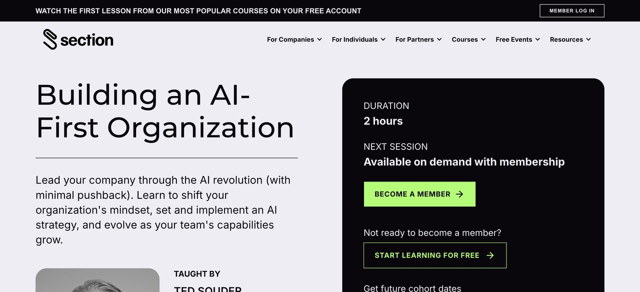 Building an AI-First Organization