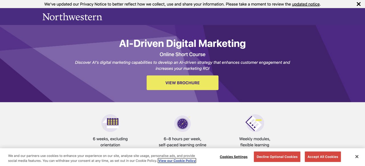 AI-Driven Digital Marketing by Northwestern University
