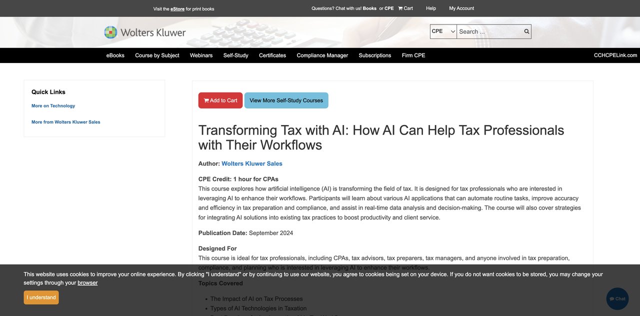 Transforming Tax with AI