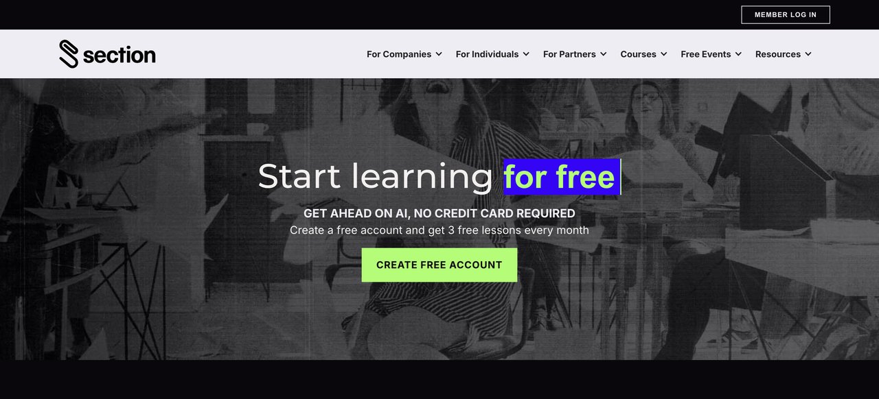 AI for Sales by Section
