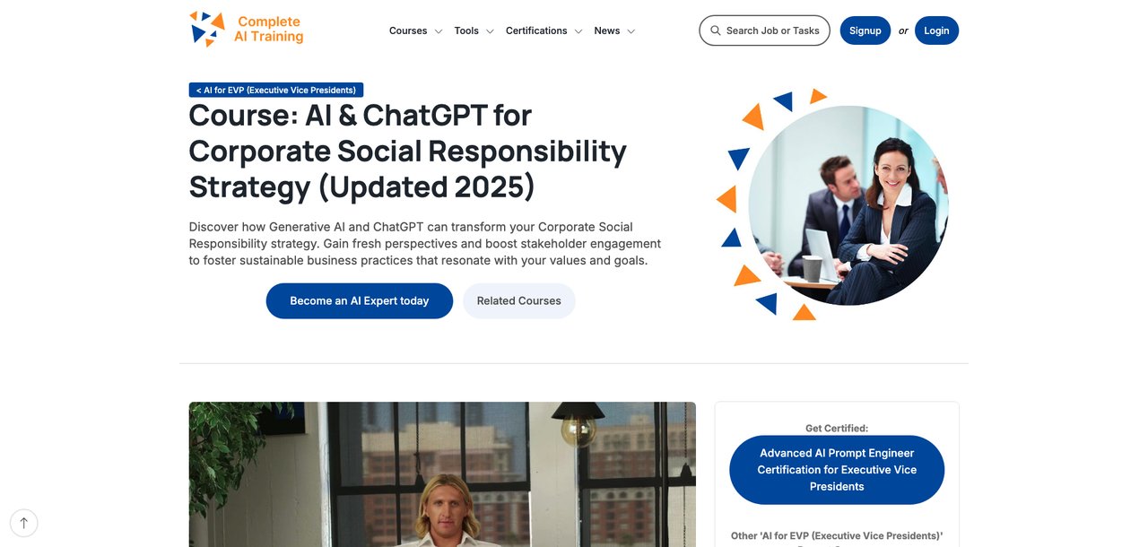 AI & ChatGPT for Corporate Social Responsibility Strategy