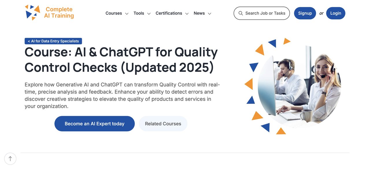 AI & ChatGPT for Quality Control Checks