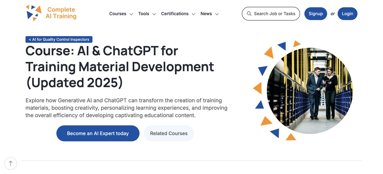 AI for Training Material Development