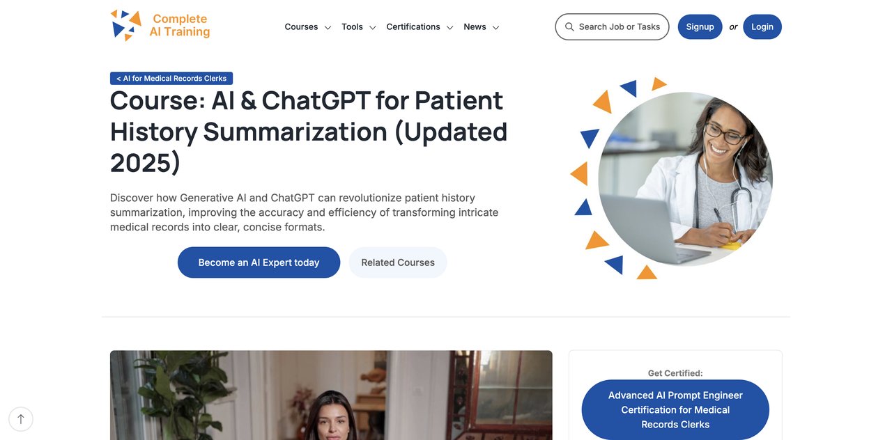AI & ChatGPT for Patient History Summarization