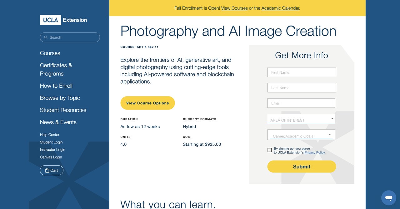UCLA Extension AI Course