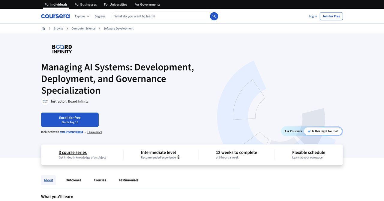 Managing AI Systems Specialization