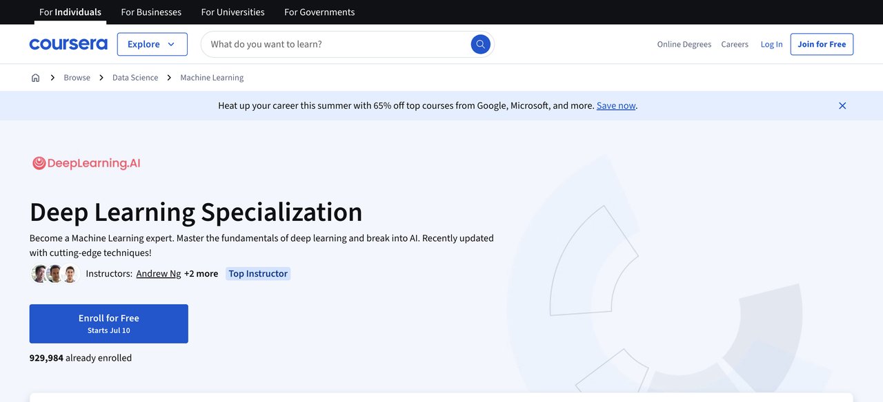 Deep Learning Specialization