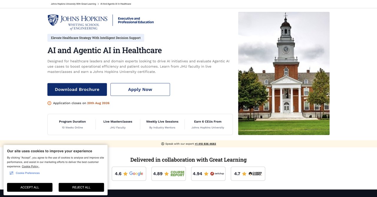JHU AI Certificate Program