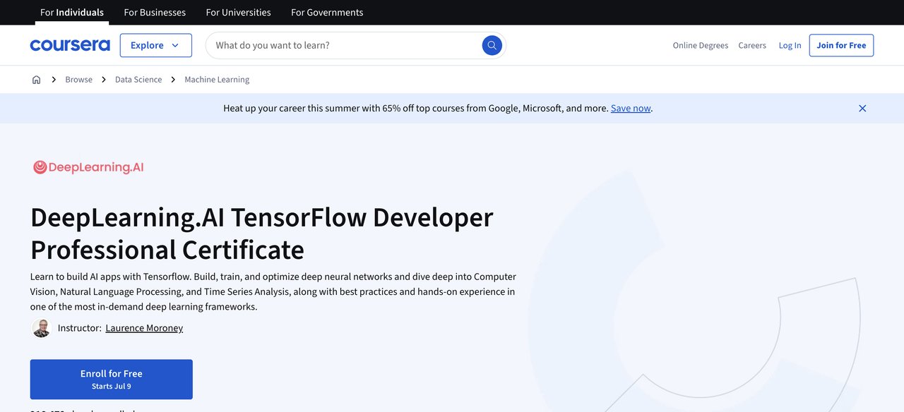 TensorFlow Course