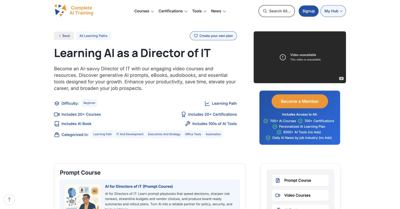 CompleteAI Training for Directors of IT