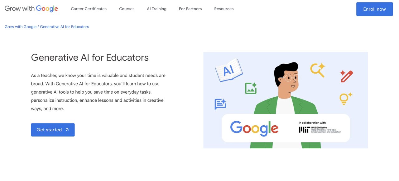 Generative AI for Educators by Grow with Google