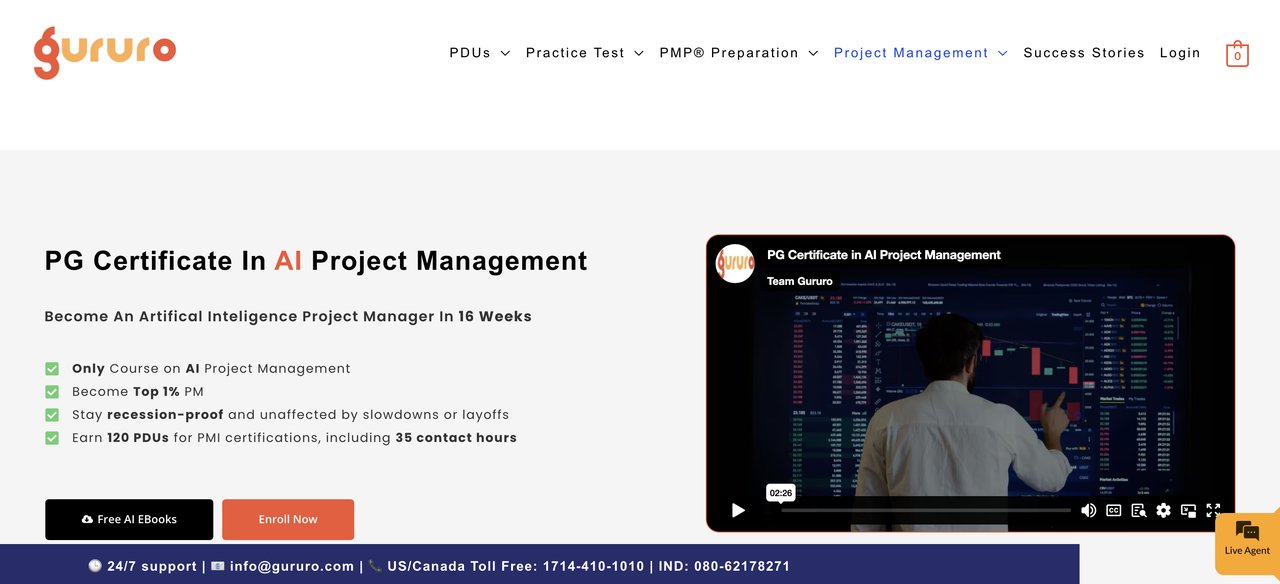 Postgraduate Certificate in AI Project Management