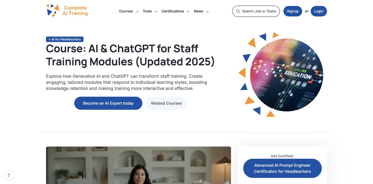 AI for Staff Training Modules