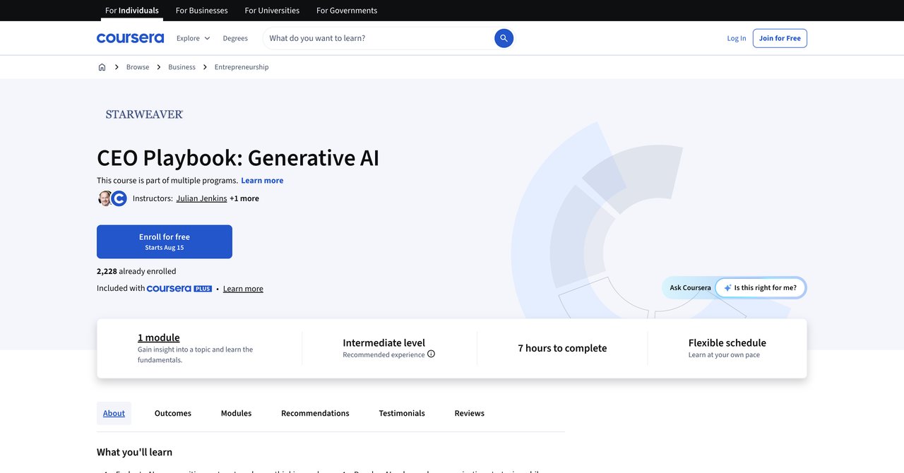 CEO Playbook: Generative AI