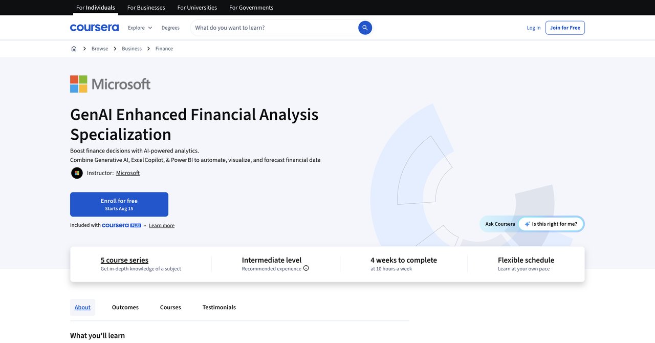GenAI Enhanced Financial Analysis