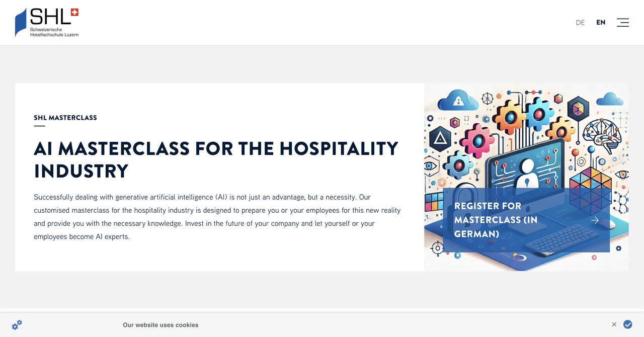 AI Masterclass for the Hospitality Industry