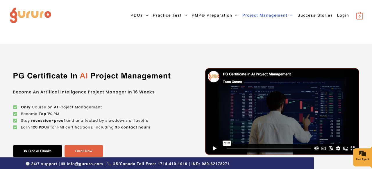 Postgraduate Certificate in AI Project Management