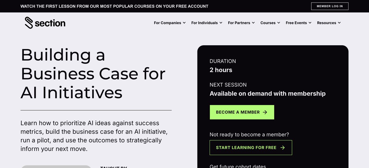 Building a Business Case for AI Initiatives