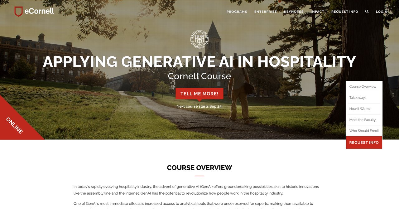 Applying Generative AI in Hospitality