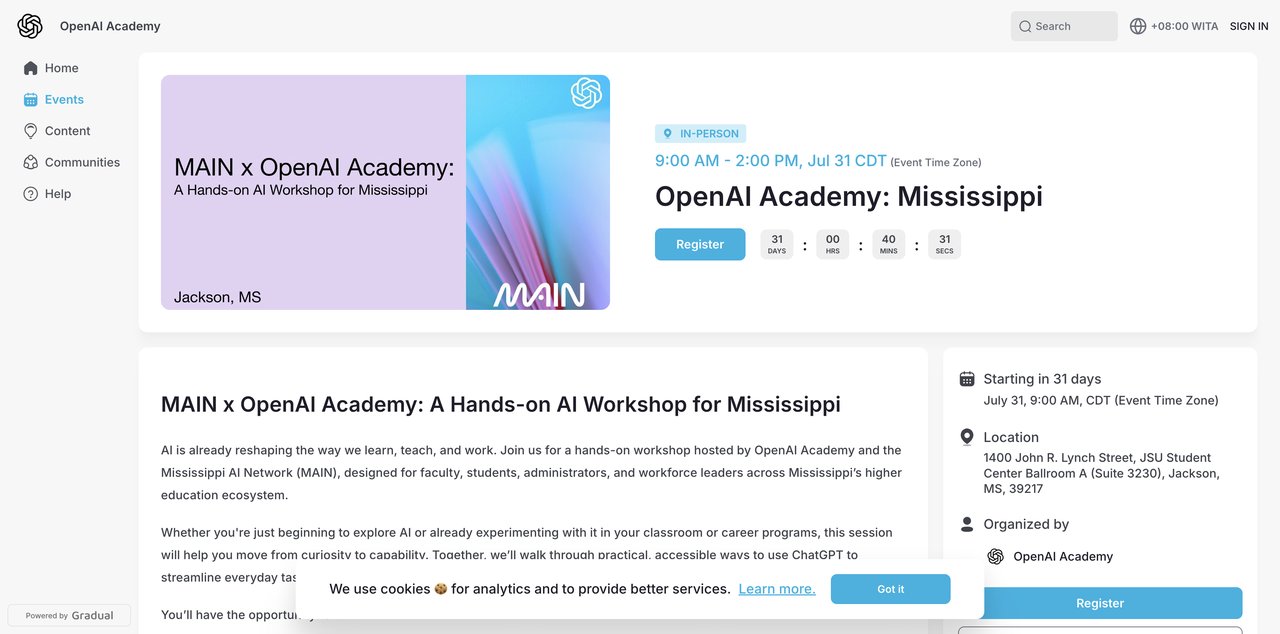 OpenAI Academy Mississippi