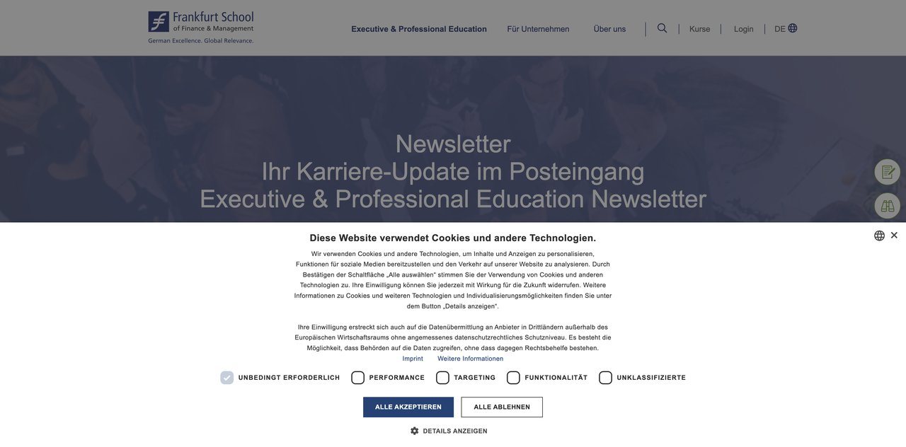 AI for Finance Certificate Course by Frankfurt School