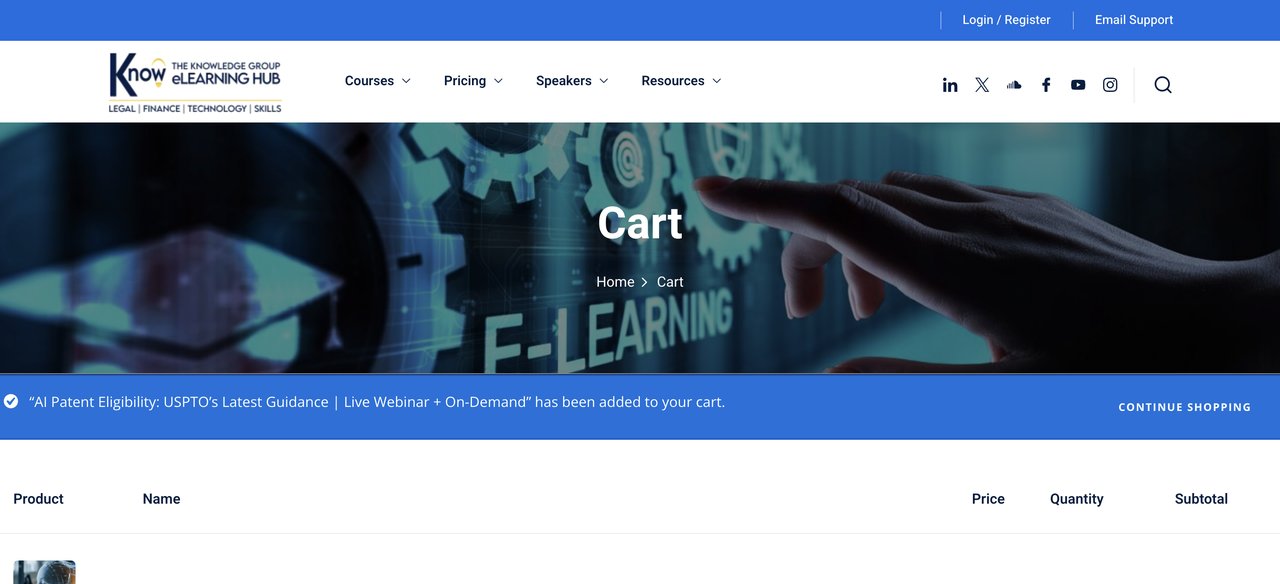AI Patent Eligibility Webinar