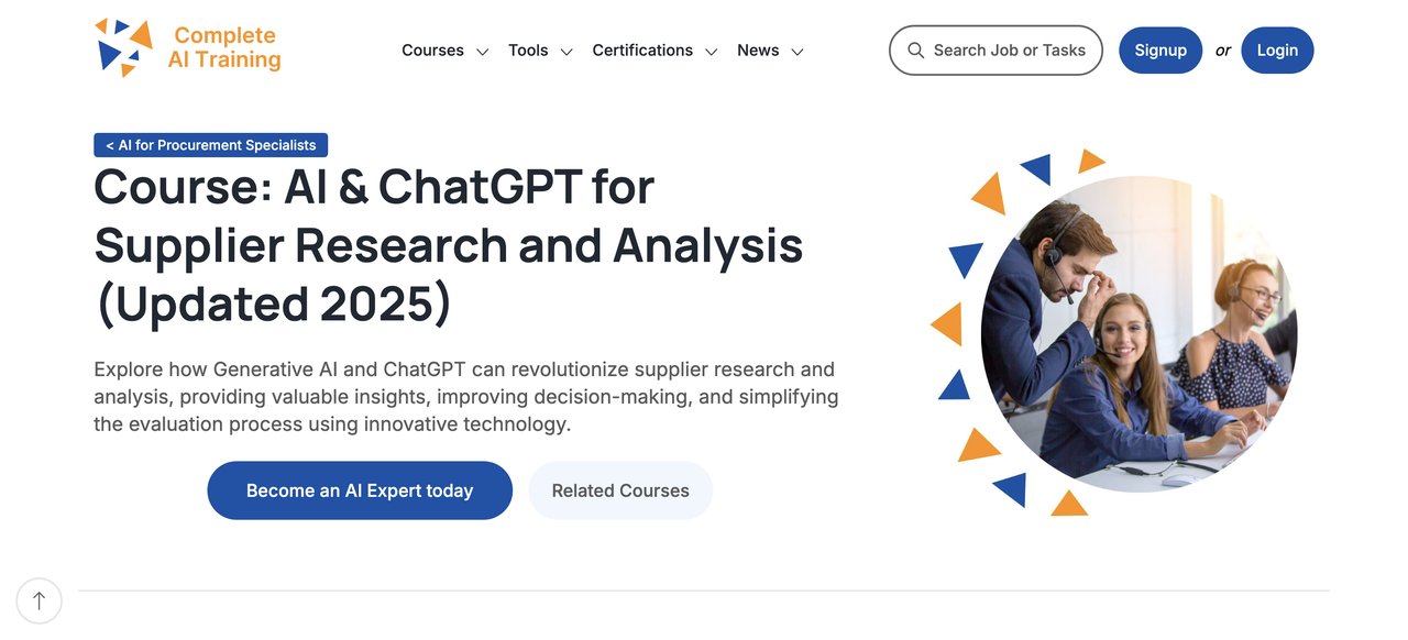 AI & ChatGPT for Supplier Research and Analysis