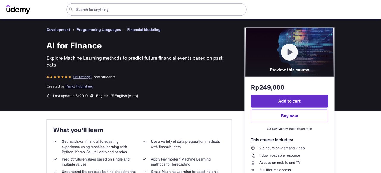 AI for Finance