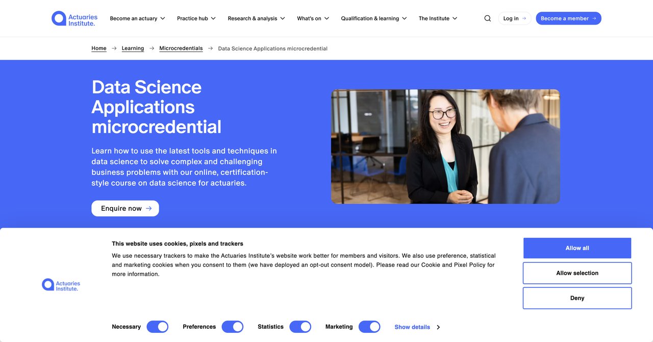 Data Science Applications by Actuaries Institute